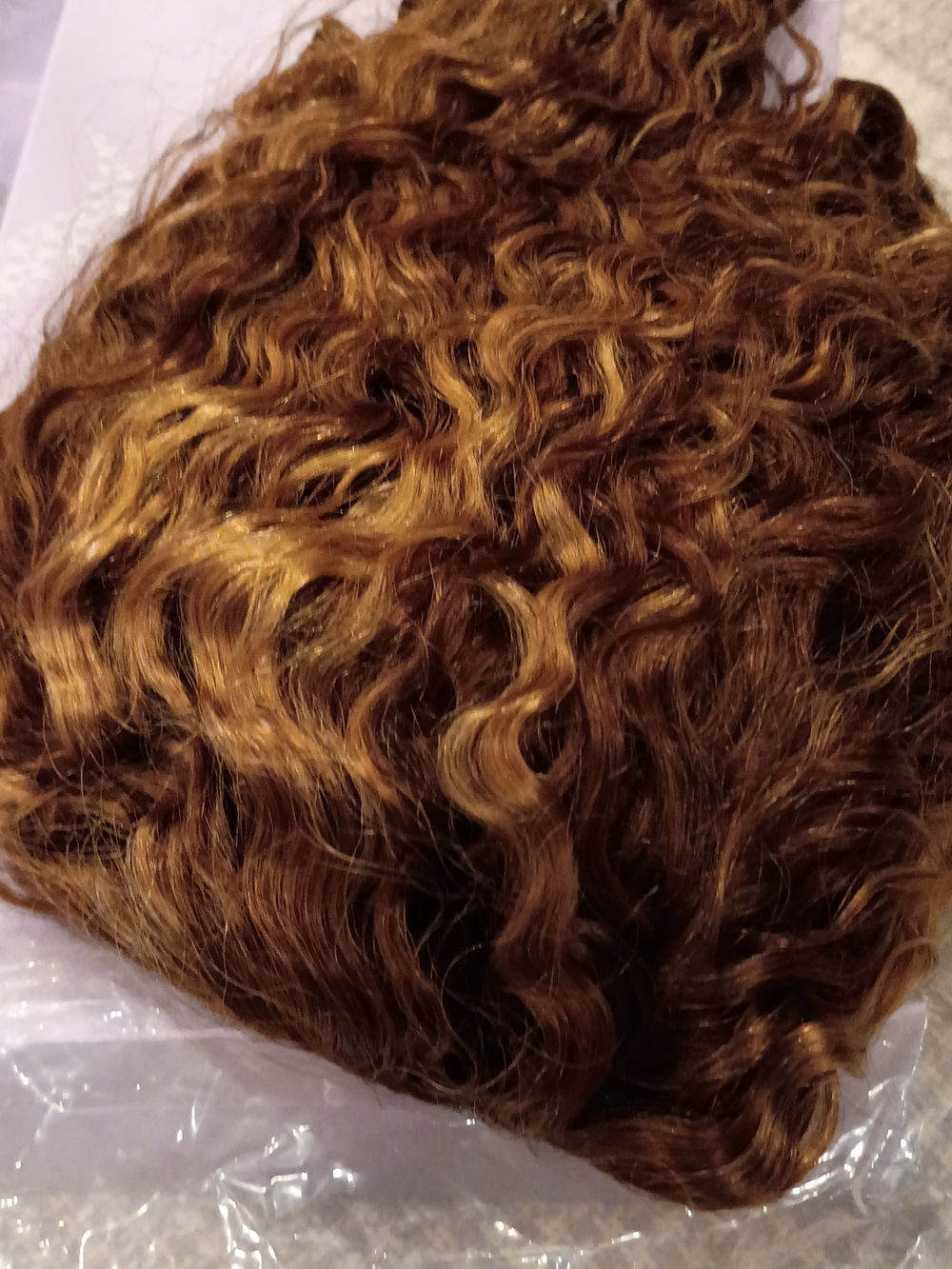 Ergobaby Chestnut Brown Curly Hair Extension
